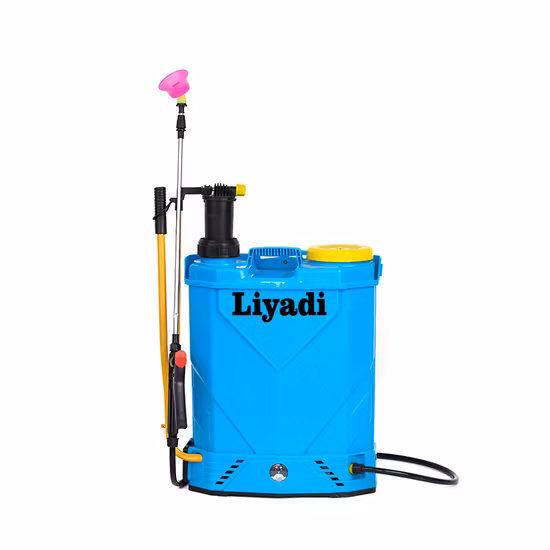 16L 농업 플라스틱 PP PE 손 수동 배터리 전기 2 in 1 배낭 고압 전원 펌프 정원 농장 트리거 휴대용 분무기