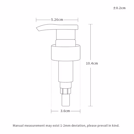 크림 샴푸 병을 위한 중국 공장 플라스틱 31/410 4cc 로션 펌프
