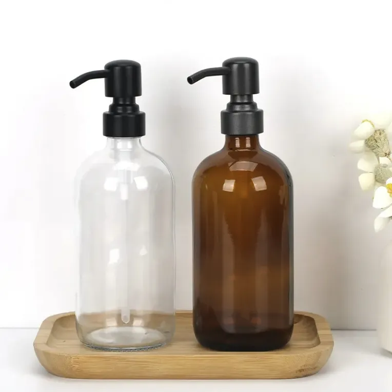 28/400 스테인레스 스틸로 만든 2ml 실버 금속 누출 방지 액체 비누 디스펜서 로션 펌프