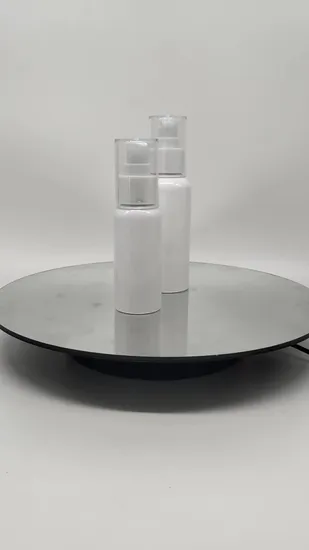 로션 펌프를 사용한 화장품 포장용 30ml-160ml 호박색 PETG 병